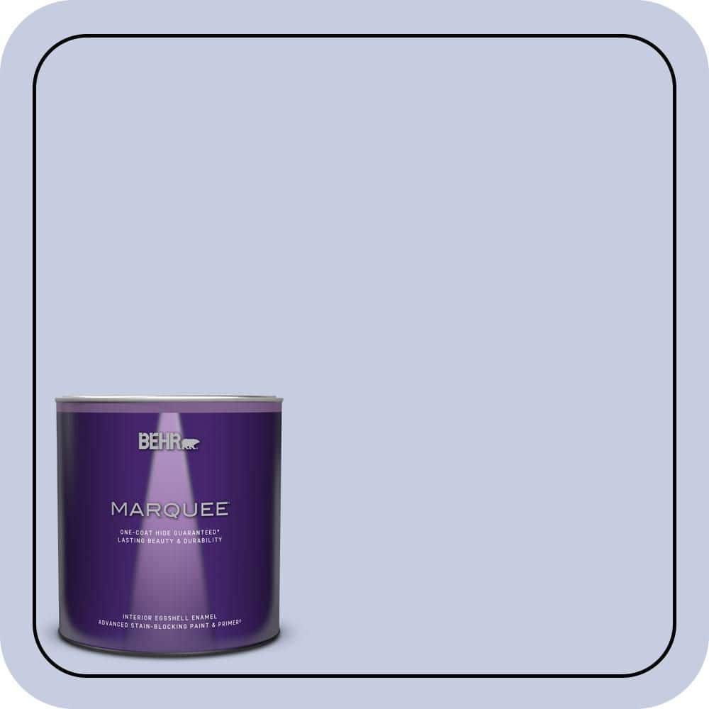 BEHR MARQUEE 1 qt. #620C-2 Lilac Bisque Eggshell Enamel Interior Paint & Primer
