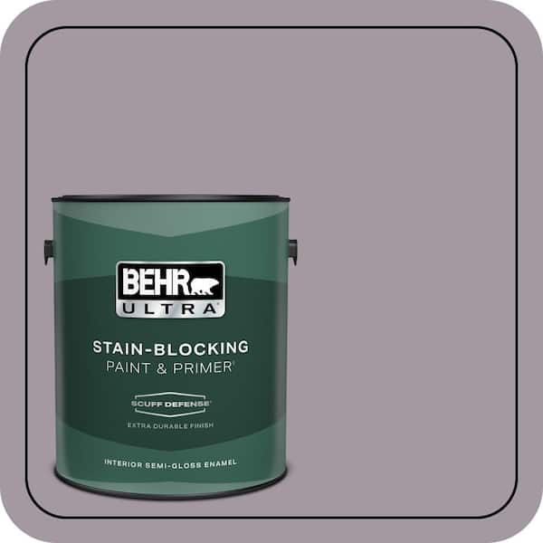 BEHR ULTRA 1 gal. #N570-3 Art Nouveau Glass Extra Durable Semi-Gloss Enamel Interior Paint & Primer (2)