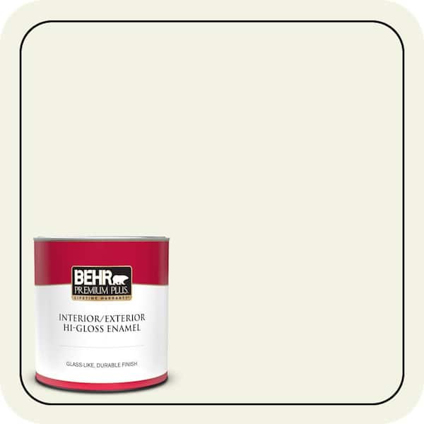 BEHR PREMIUM PLUS #PPL-57 White Smoke Enamel Low Odor & Primer (4)