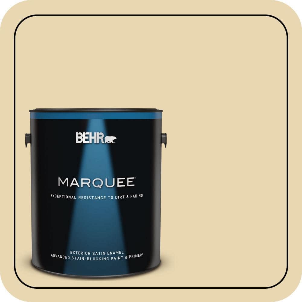 BEHR MARQUEE 1 gal. #PPF-13 Sunning Deck Satin Enamel Exterior Paint & Primer (1)