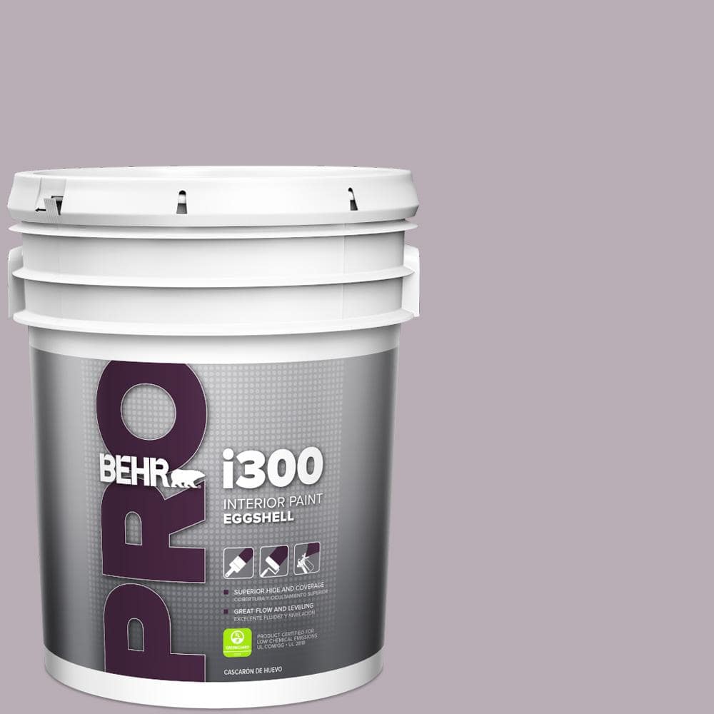 BEHR PRO 5 gal. #670F-4 Silverberry Eggshell Interior Paint