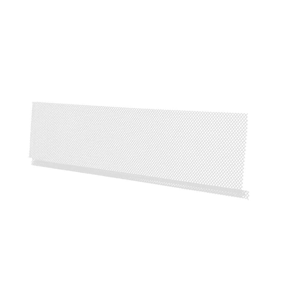Amerimax Lock On Filter 3 ft. White Metal Gutter Guard