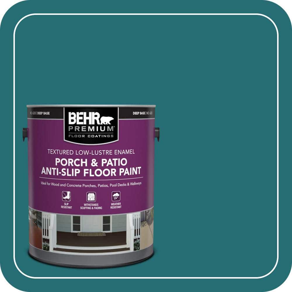 BEHR PREMIUM 1 gal. #M460-7 Antigua Textured Low-Lustre Enamel Interior/Exterior Porch and Patio Anti-Slip Floor Paint