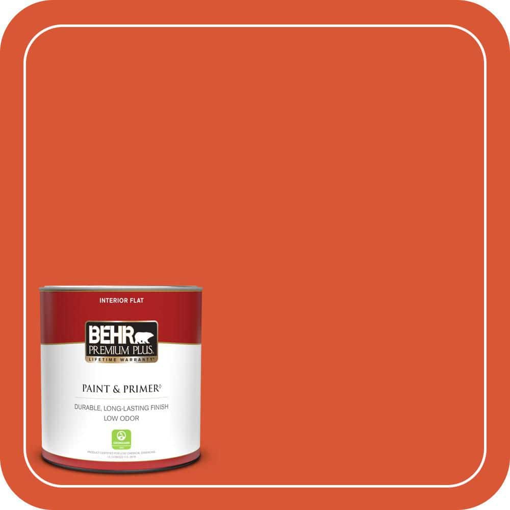 BEHR PREMIUM PLUS #P190-7 Inferno Enamel Low Odor & Primer (1)