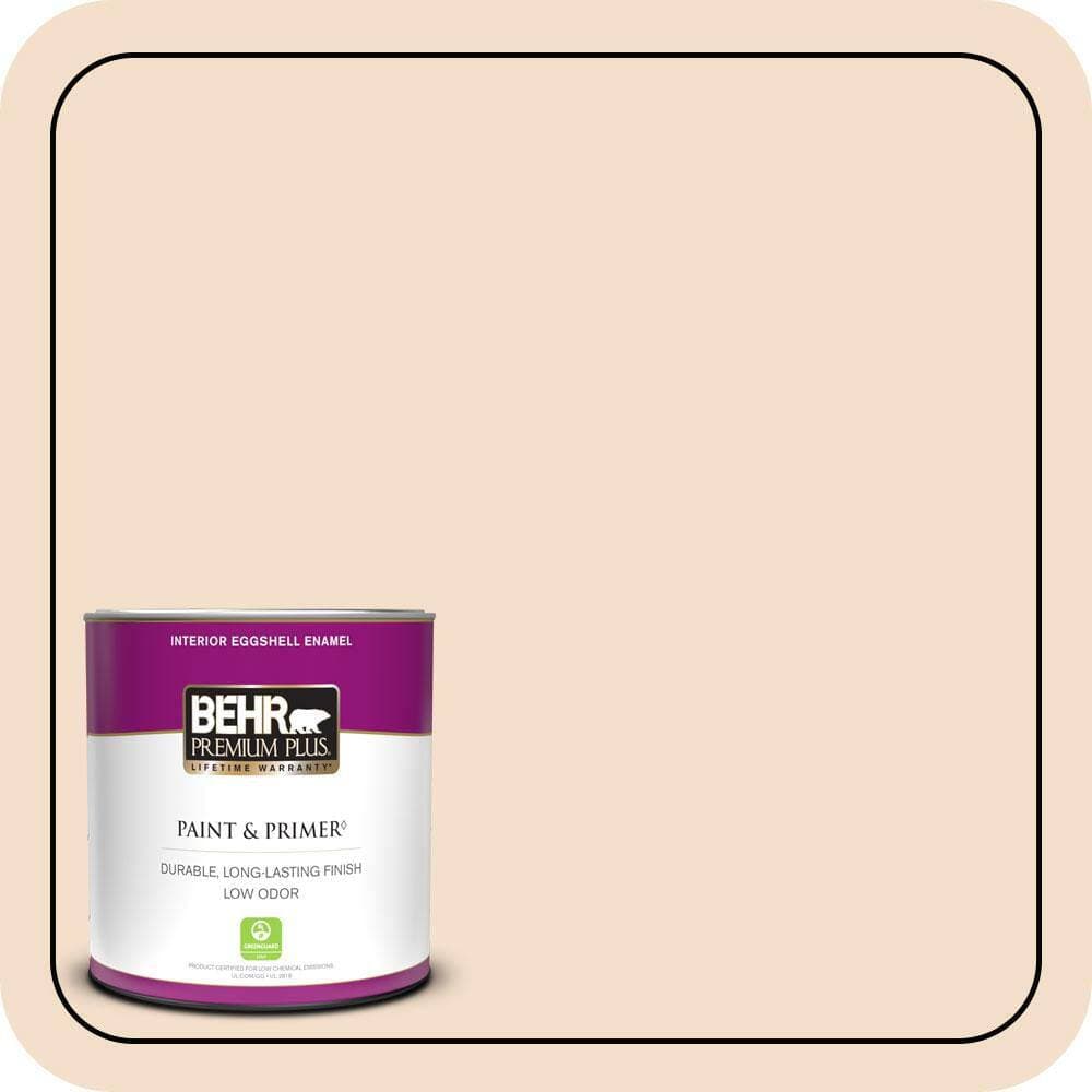 BEHR PREMIUM PLUS #S250-1 Macaroon Cream Enamel & Primer Color Sample