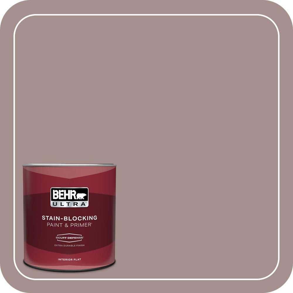 BEHR ULTRA 1 qt. #MQ1-40 Tribeca Extra Durable Flat Interior Paint & Primer