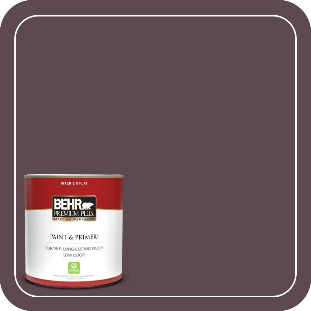 BEHR PREMIUM PLUS #100F-7 Deep Aubergine Enamel Low Odor & Primer (1)