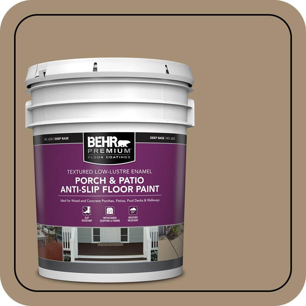 BEHR PREMIUM #N300-5 Textured Low-Lustre Enamel Interior/Exterior Porch and Patio Anti-Slip Floor Paint (1)