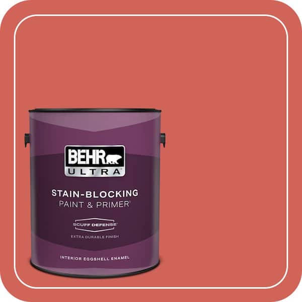 BEHR PREMIUM PLUS #HDC-MD-05 Desert Coral Enamel Low Odor & Primer (3)