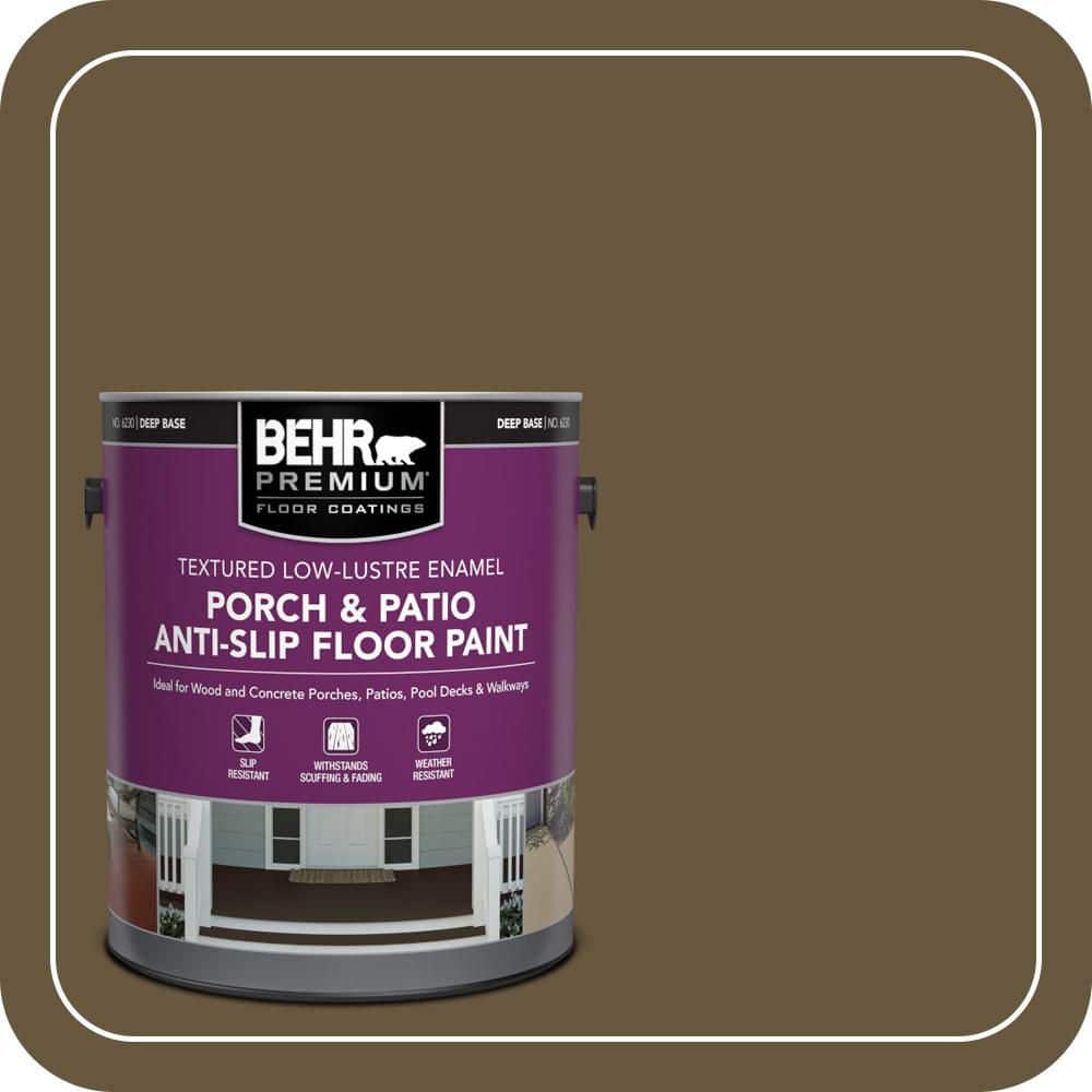 BEHR PREMIUM #PPU7-01 Textured Low-Lustre Enamel Interior/Exterior Porch and Patio Anti-Slip Floor Paint (1)