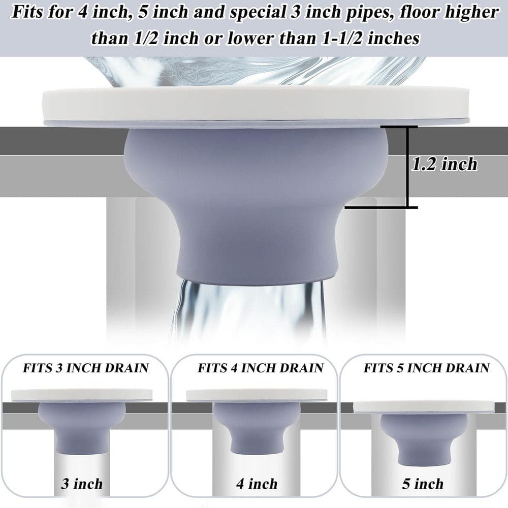 Helhom Toilet Flange Repair Kit, Universal Toilet Flange for Toilet Repair and Installation (3)