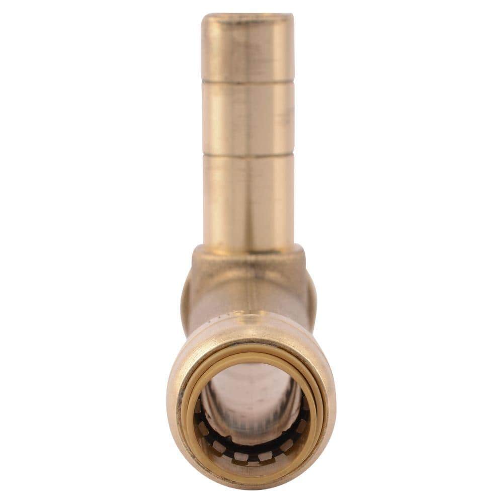 SharkBite 1/2 in. Push-to-Connect x Push-to-Connect x CTS Brass Tee Fitting (3)