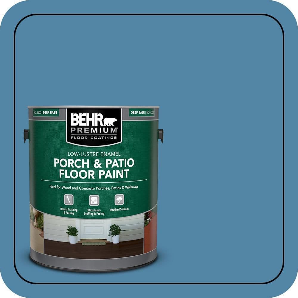 BEHR PREMIUM #M500-4 Textured Low-Lustre Enamel Interior/Exterior Porch and Patio Anti-Slip Floor Paint (1)