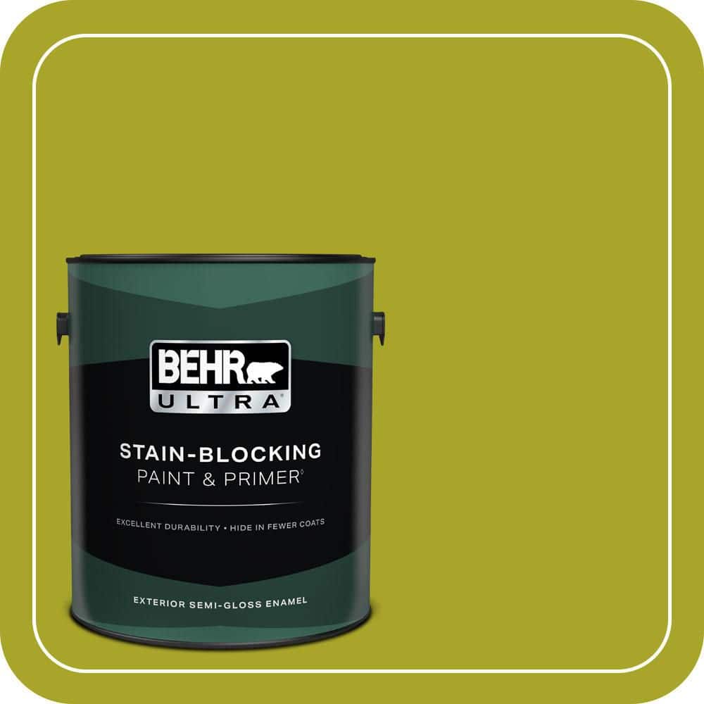 BEHR ULTRA 1 gal. #P340-7 Venom Semi-Gloss Enamel Exterior Paint & Primer