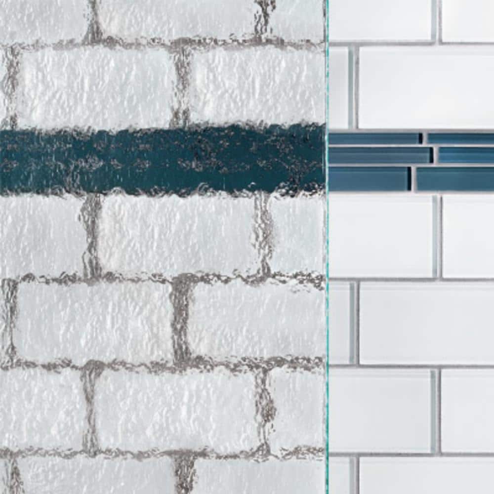 Basco Deluxe 24-3/8 in. 68-5/8 in. Framed Neo-Angle Hinged Shower Door (2)