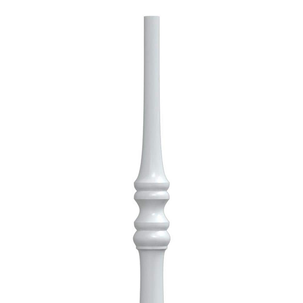 EVERMARK Stair Parts 42 in. x 1-3/4 in. 5300 Primed Pin Top Wood Baluster for Stair Remodel (3)