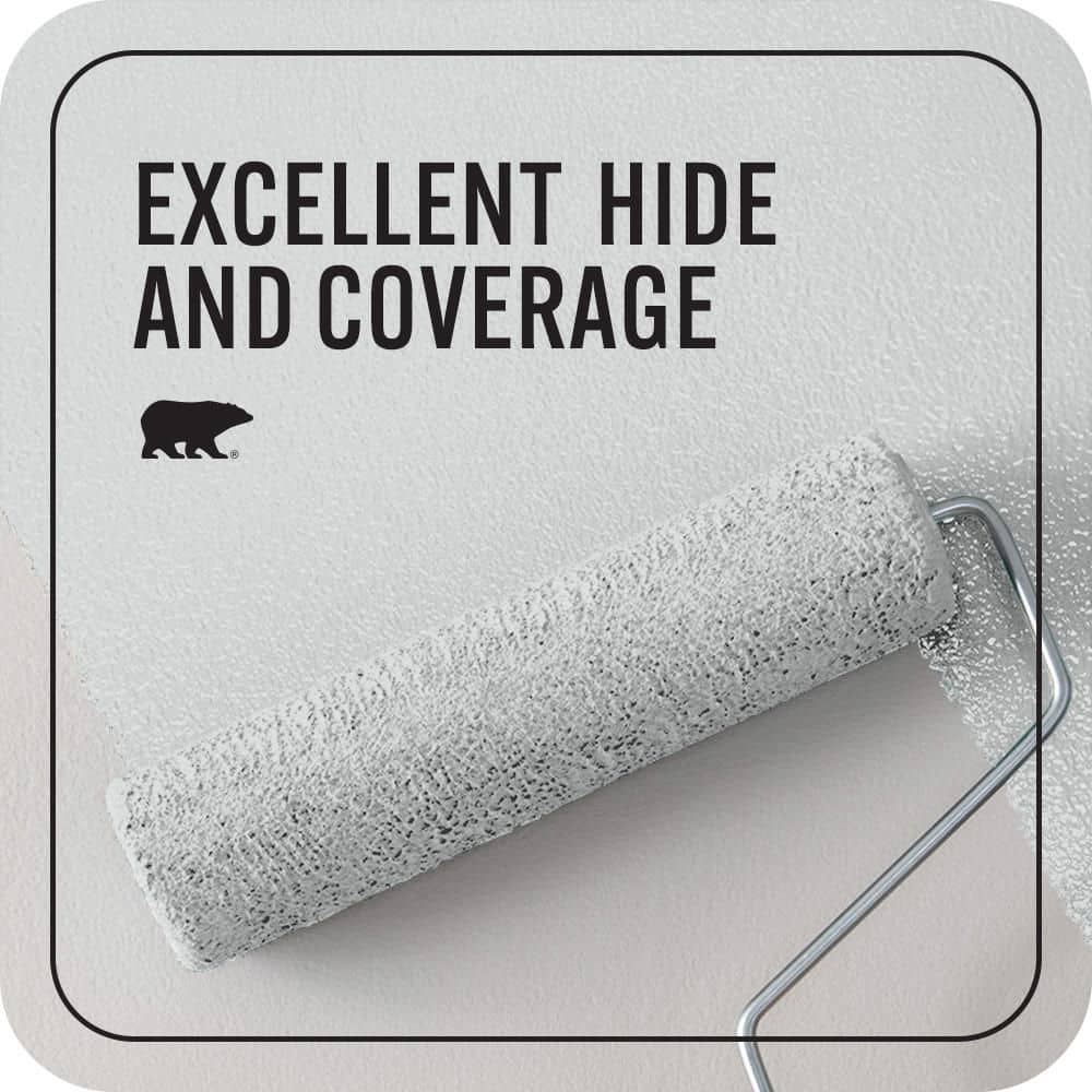 BEHR PREMIUM PLUS #PPL-65 Silver Charm Enamel EcoMix Plant-Based & Primer (2)
