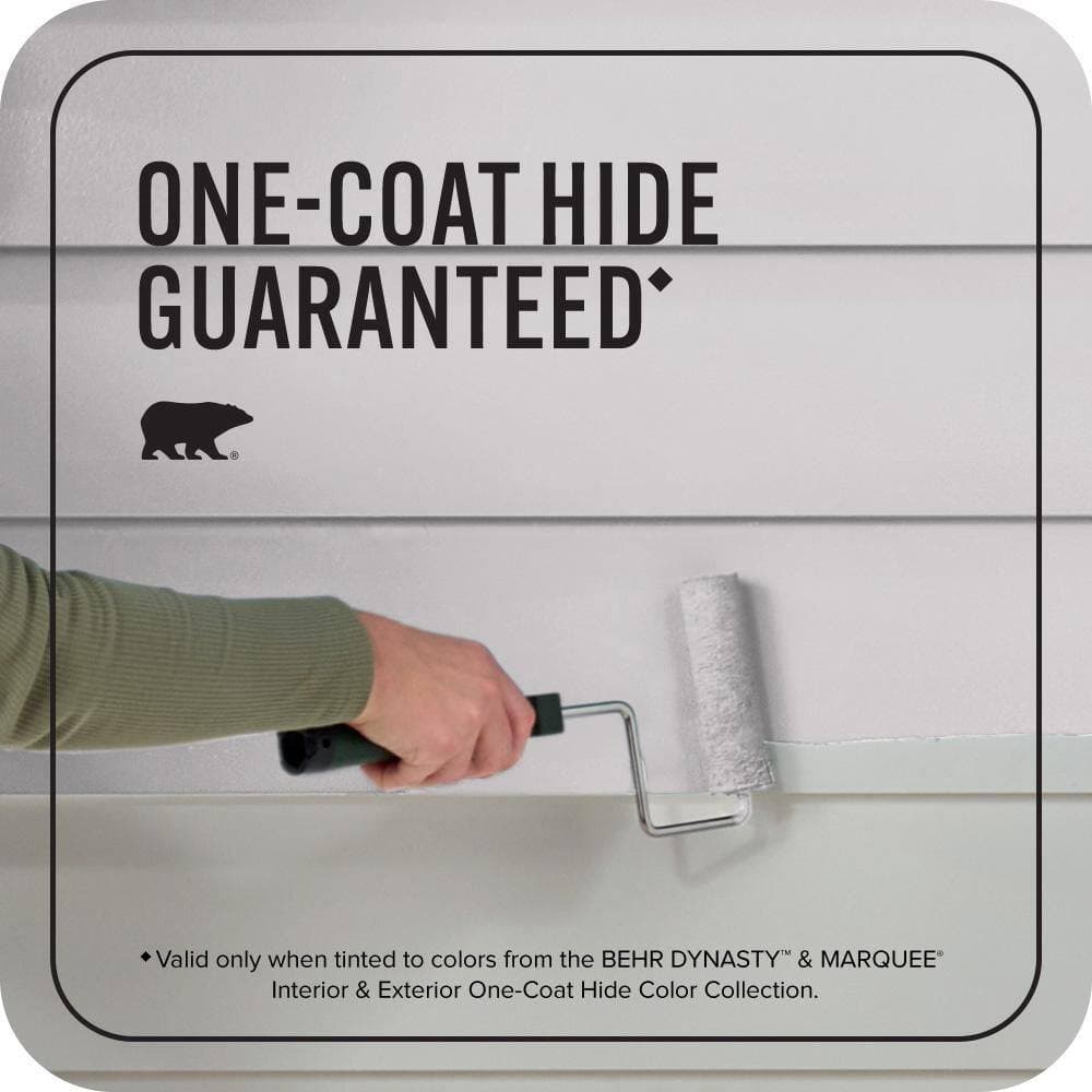 BEHR MARQUEE 1 gal. #N570-1 Opera Flat Exterior Paint & Primer (3)