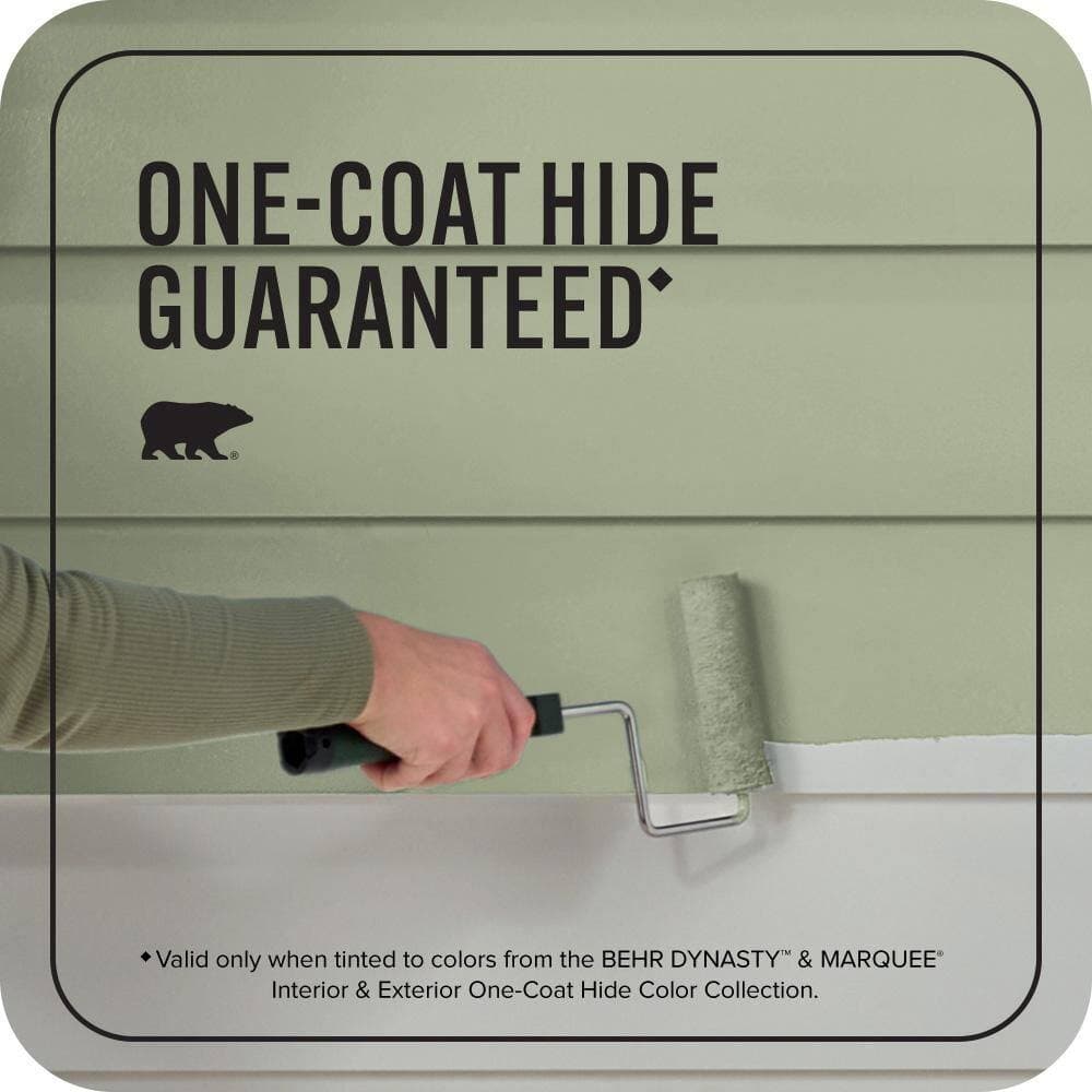 BEHR MARQUEE 1 qt. #PMD-36 Mountain Sage Semi-Gloss Enamel Exterior Paint & Primer (3)