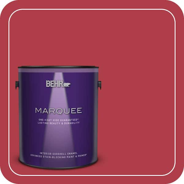 BEHR PREMIUM PLUS #140B-7 Frosted Pomegranate Enamel Low Odor & Primer (2)