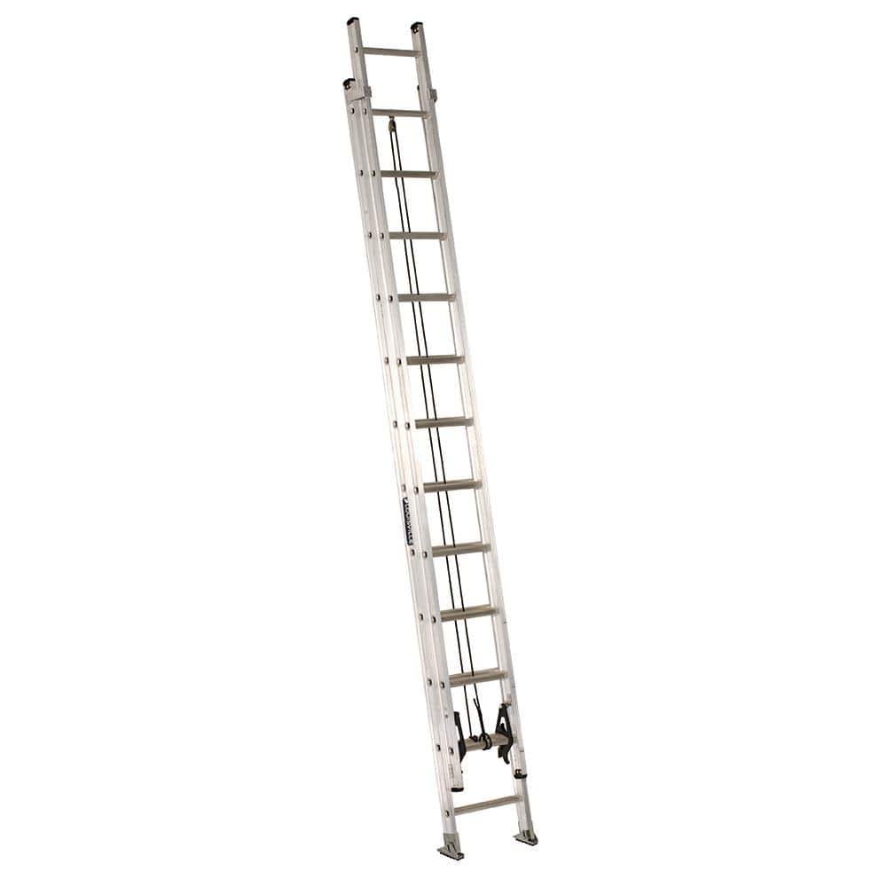 Louisville Ladder Aluminum Extension Ladder with 300 lbs. Load Capacity Type IA Duty Rating