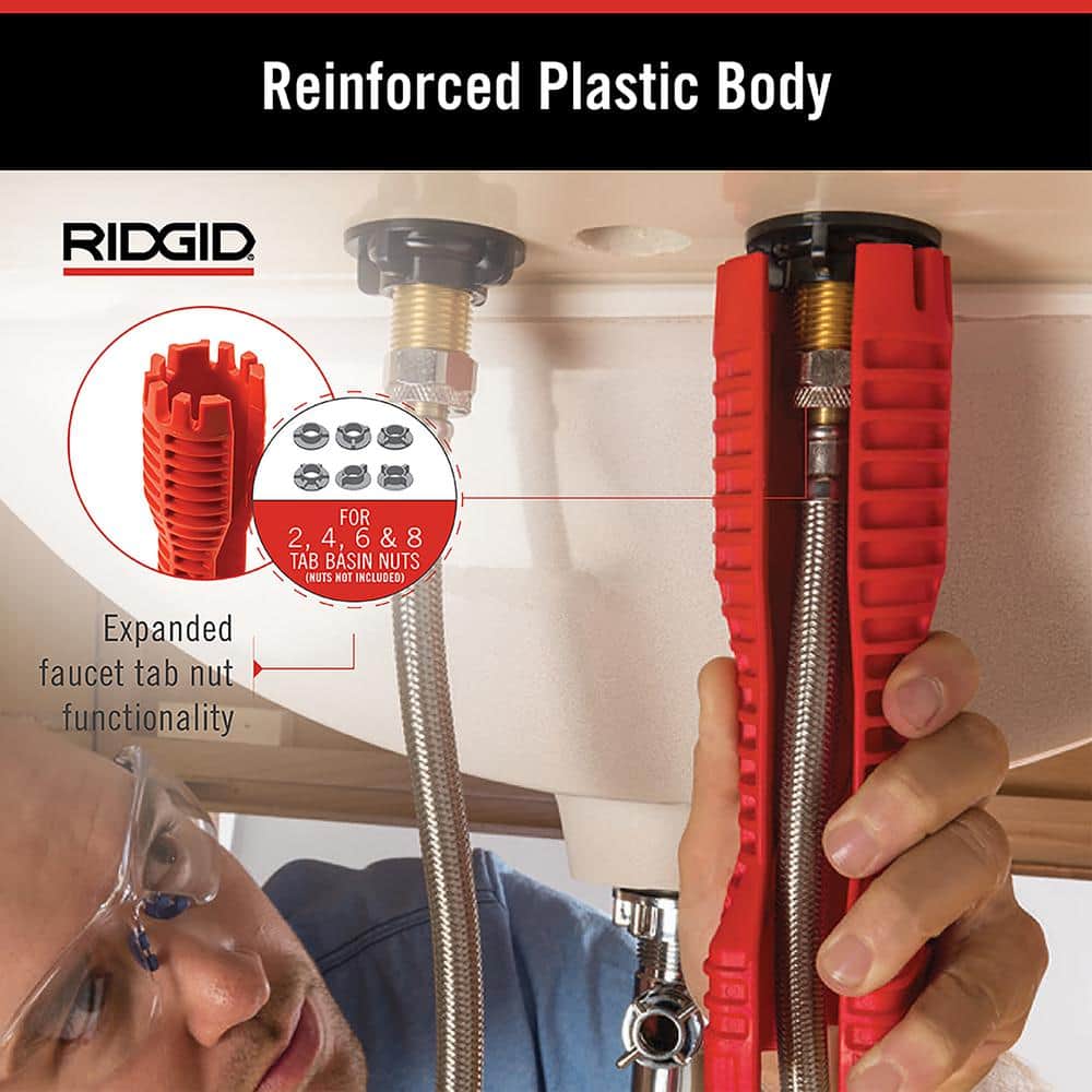 RIDGID EZ Change Plumbing Wrench Faucet Installation and Removal Tool (3)
