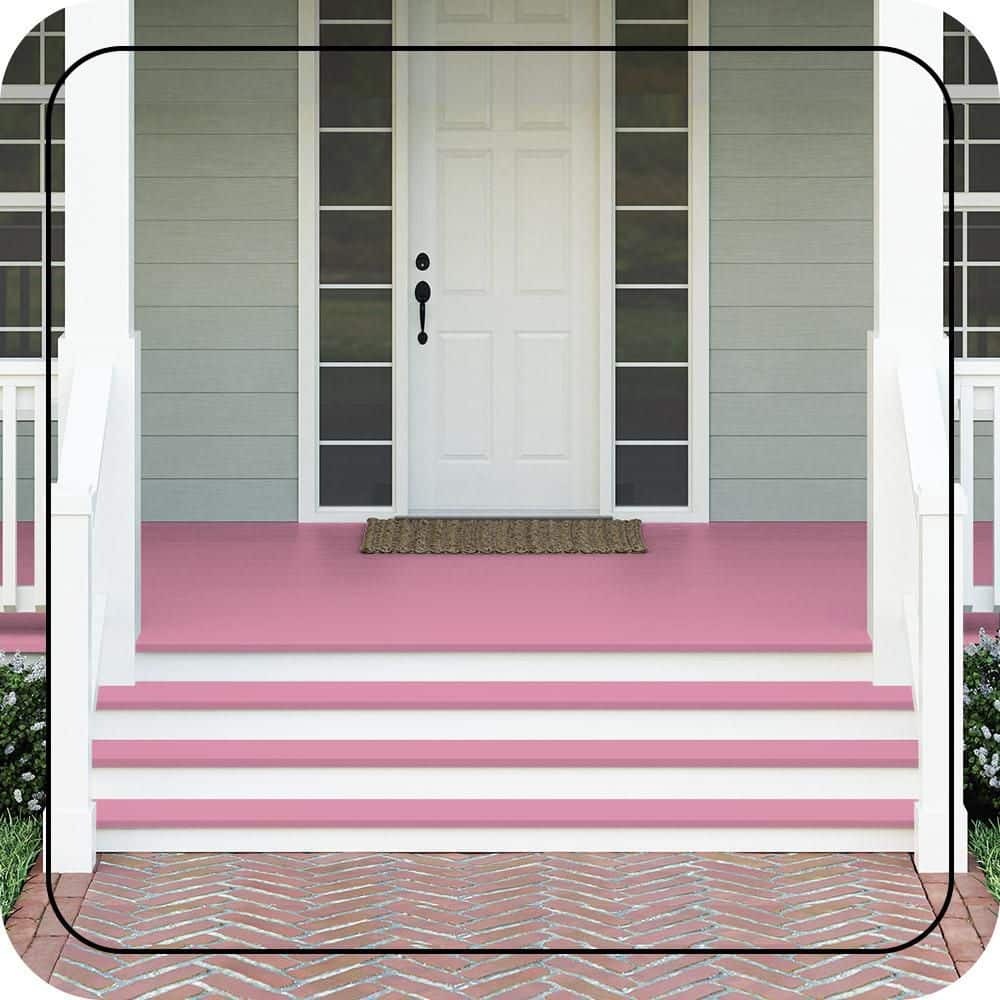 BEHR PREMIUM #P130-4 Textured Low-Lustre Enamel Interior/Exterior Porch and Patio Anti-Slip Floor Paint (2)