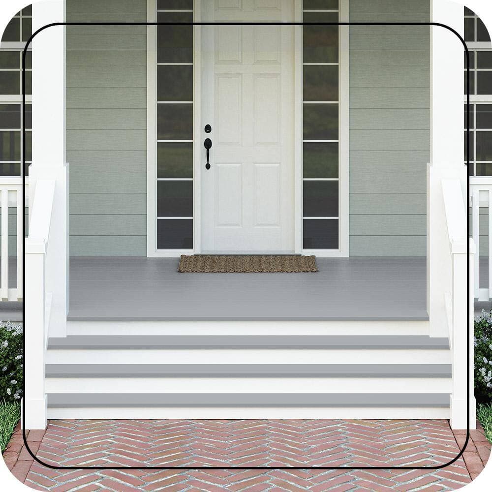 BEHR PREMIUM 1 gal. #N510-3 Stargazer Textured Low-Lustre Enamel Interior/Exterior Porch and Patio Anti-Slip Floor Paint (3)