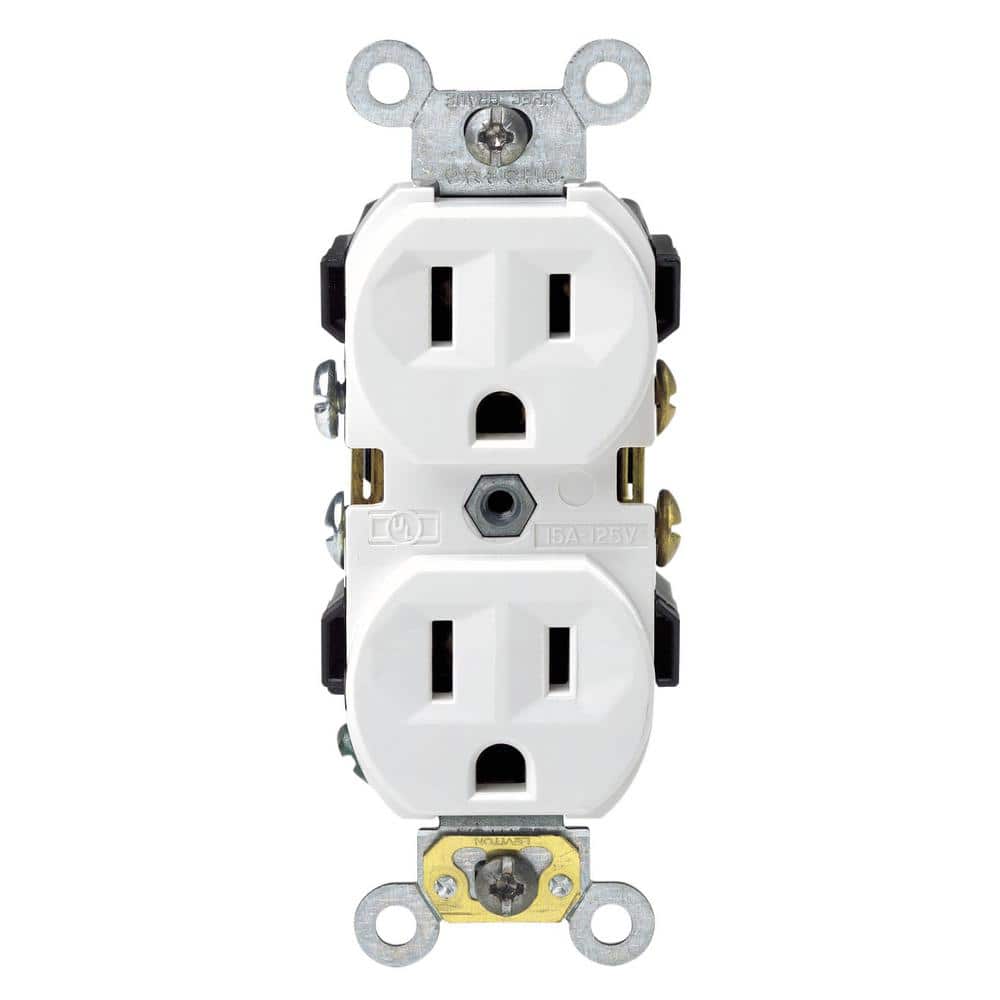 Leviton 125 V Commercial Grade Duplex Outlet/Receptacle, CBR