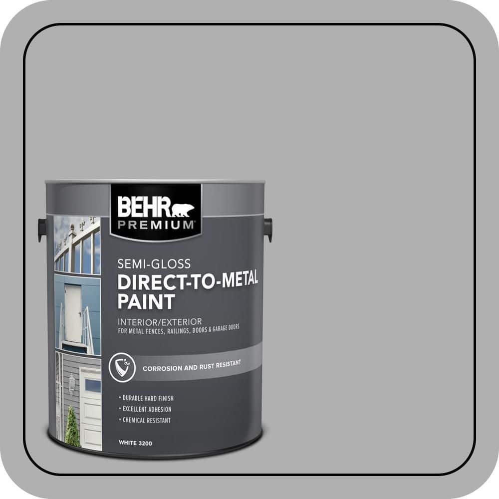 BEHR PREMIUM 1 gal. #780F-4 Sparrow Semi-Gloss Direct to Metal Interior/Exterior Paint