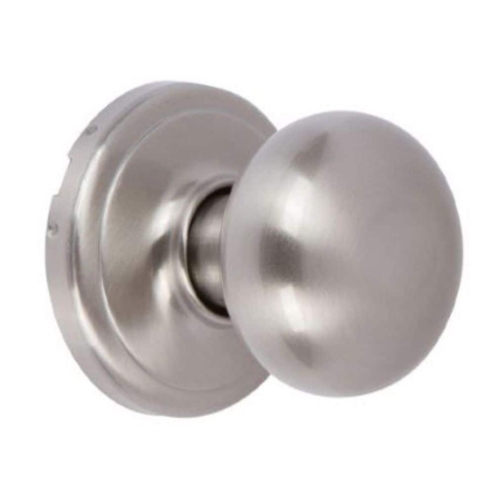 Delaney Hardware Delaney Aubryn Dummy Door Knob Pair in Satin Nickel (1)