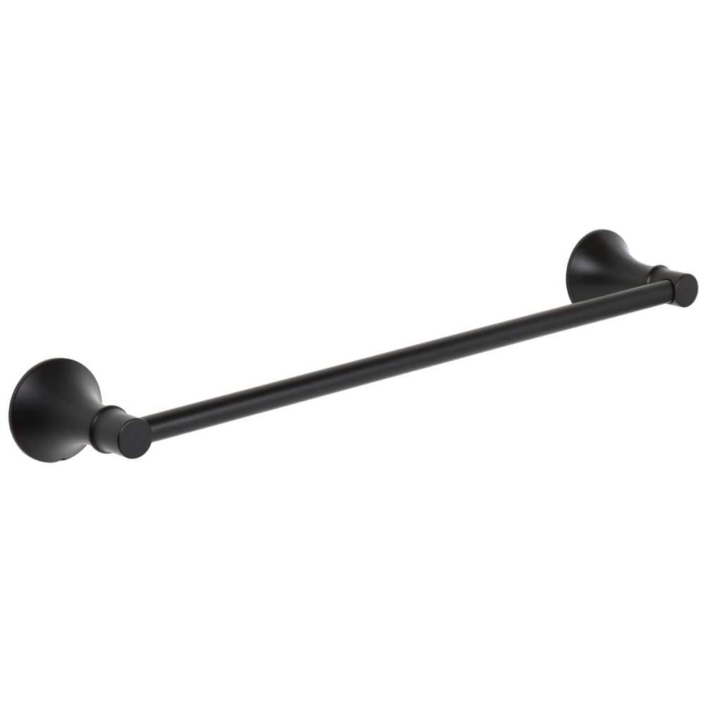 Glacier Bay Sadira 18 in. Wall mounted Towel Bar in Matte Black