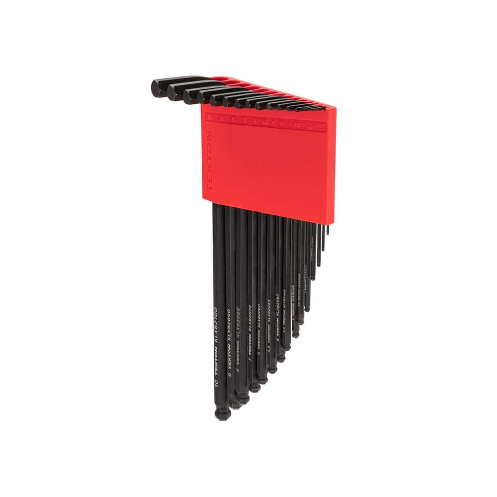 TEKTON Ball End Hex L- Key Set with Holder, 15-Piece (1.3-10 mm) (2)