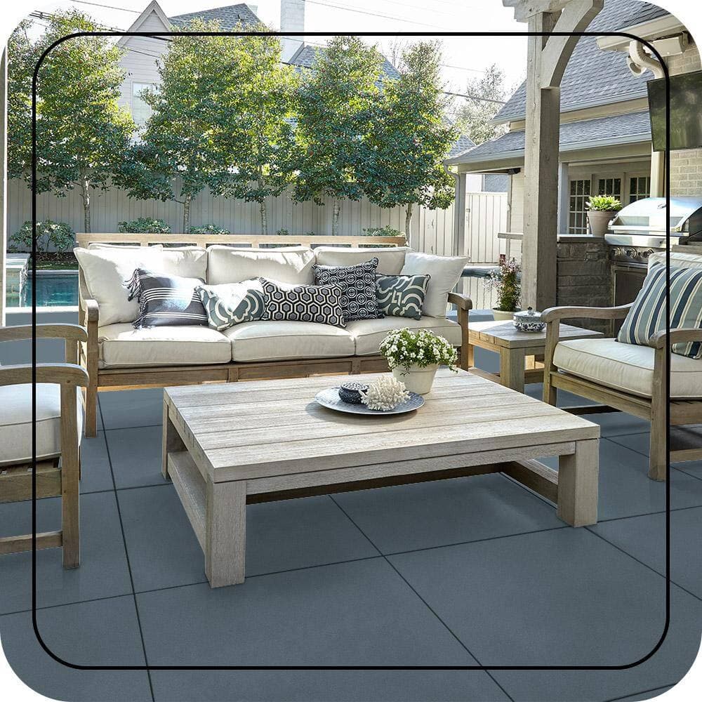 BEHR PREMIUM #N490-5 Textured Low-Lustre Enamel Interior/Exterior Porch and Patio Anti-Slip Floor Paint (3)