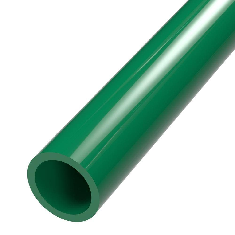 Formufit 1/2 in. x 5 ft. Furniture Grade Schedule 40 PVC Pipe in Green (2-Pack) (3)