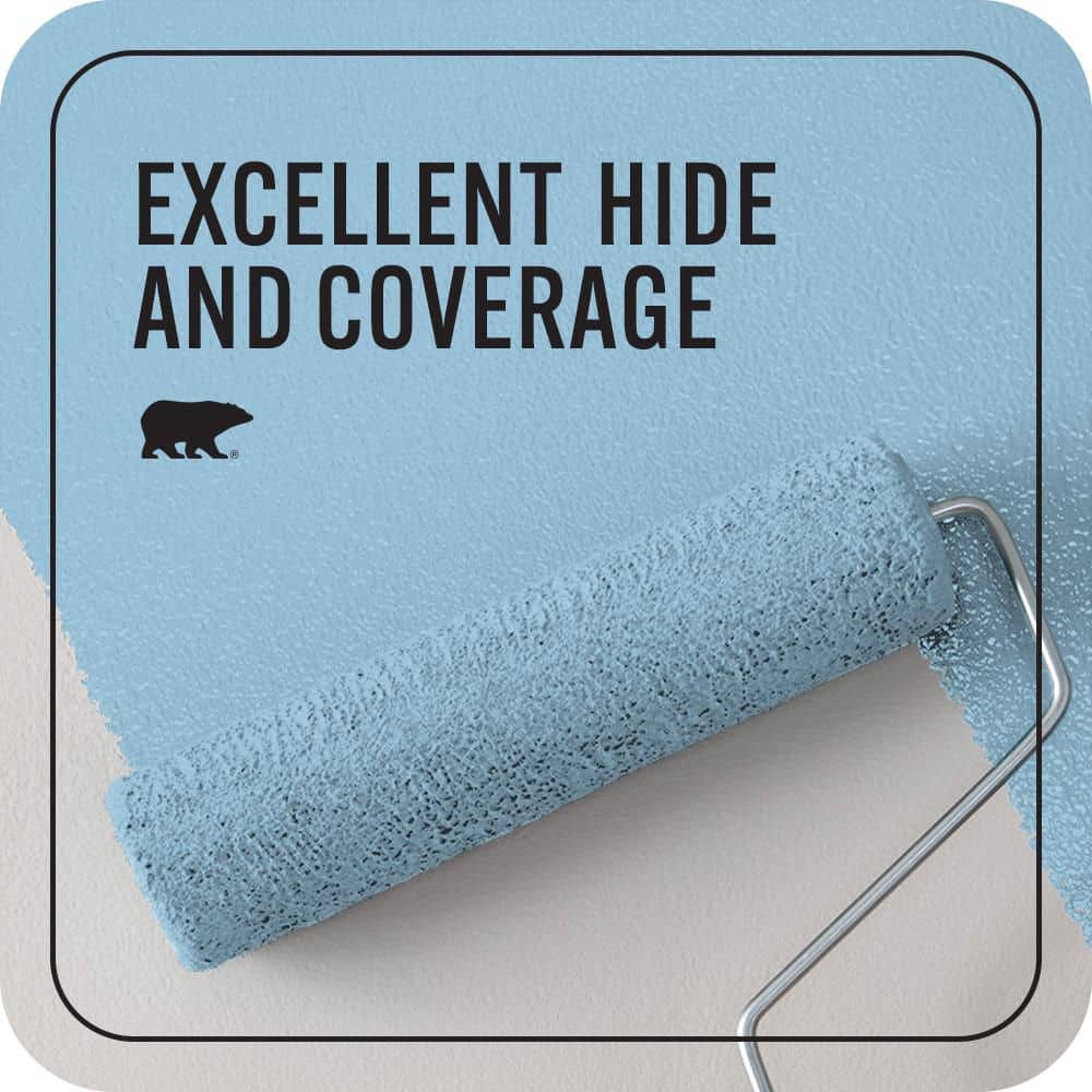BEHR PREMIUM PLUS #560D-4 Madras Blue Enamel EcoMix Plant-Based & Primer (2)
