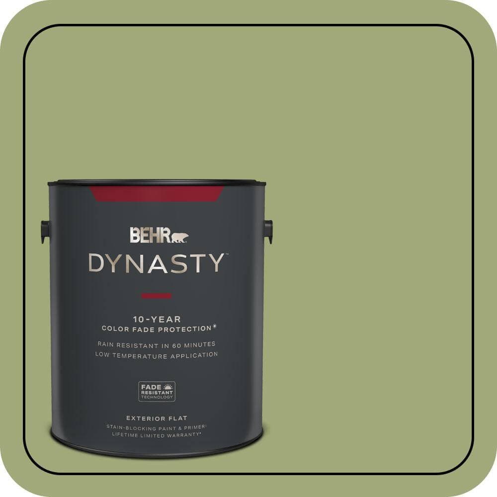 BEHR DYNASTY 1 gal. #T18-16 Nurturing Flat Exterior Stain-Blocking Paint & Primer