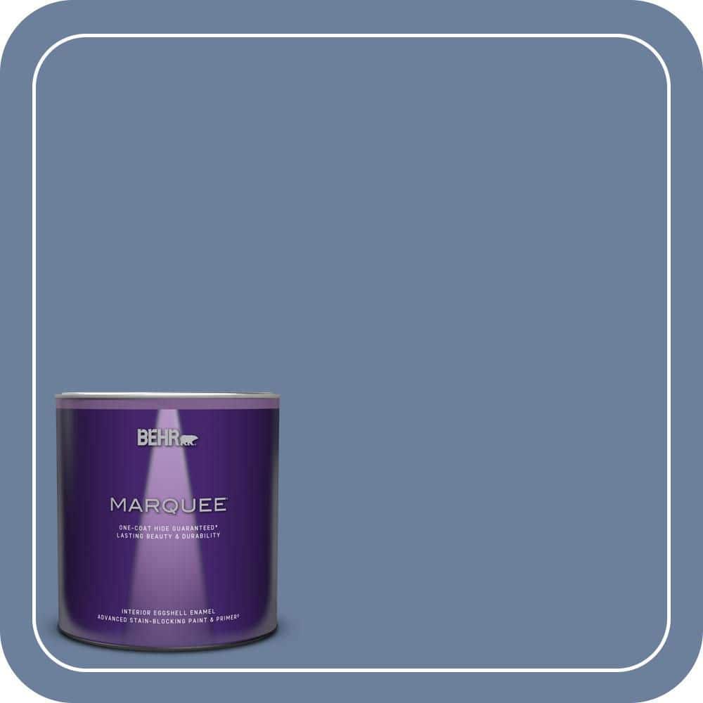 BEHR MARQUEE 1 qt. #MQ5-52 Lead Cast One-Coat Hide Eggshell Enamel Interior Paint & Primer