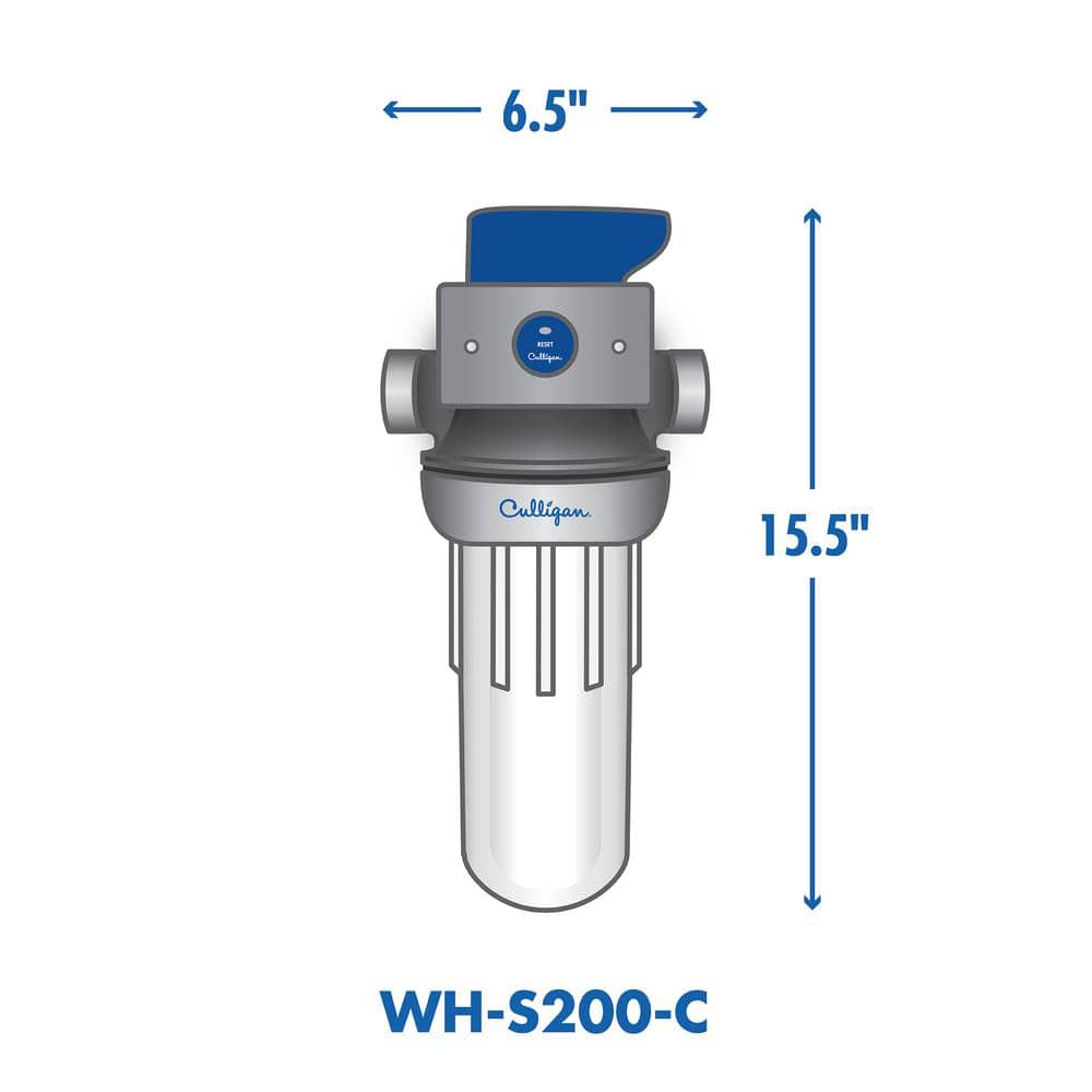 Culligan Sediment Valve-in-Head Filter Clear Housing with P5 Cartridge Water Filtration System (2)