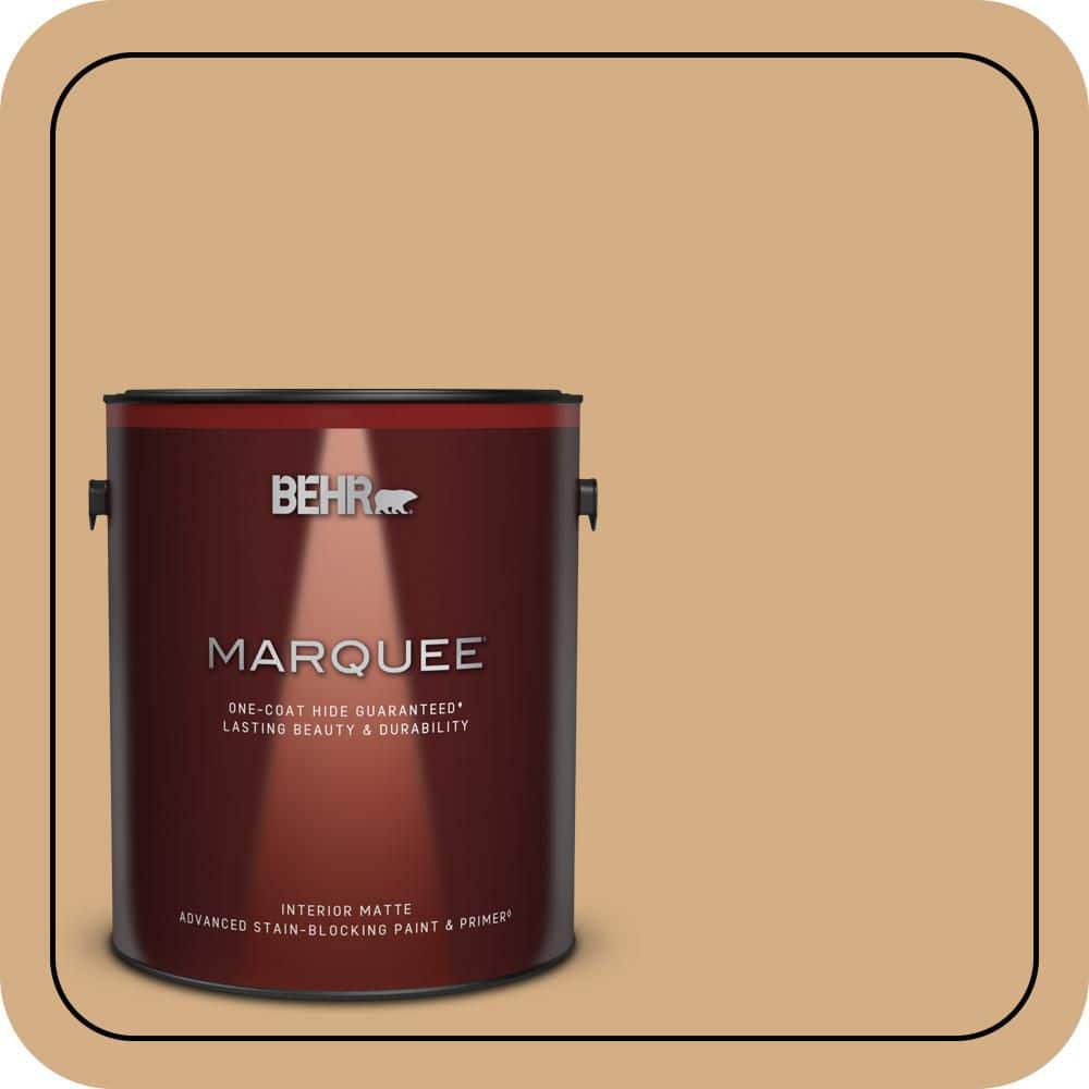 BEHR MARQUEE 1 gal. #S270-4 Praline Matte Interior Paint & Primer