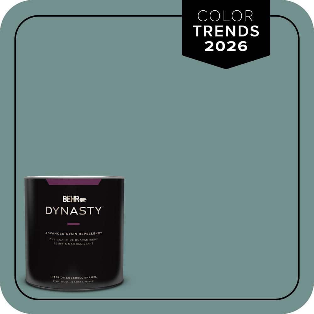 BEHR DYNASTY 1 qt. #PPU12-03 Dragonfly One-Coat Hide Eggshell Enamel Interior Stain-Blocking Paint and Primer