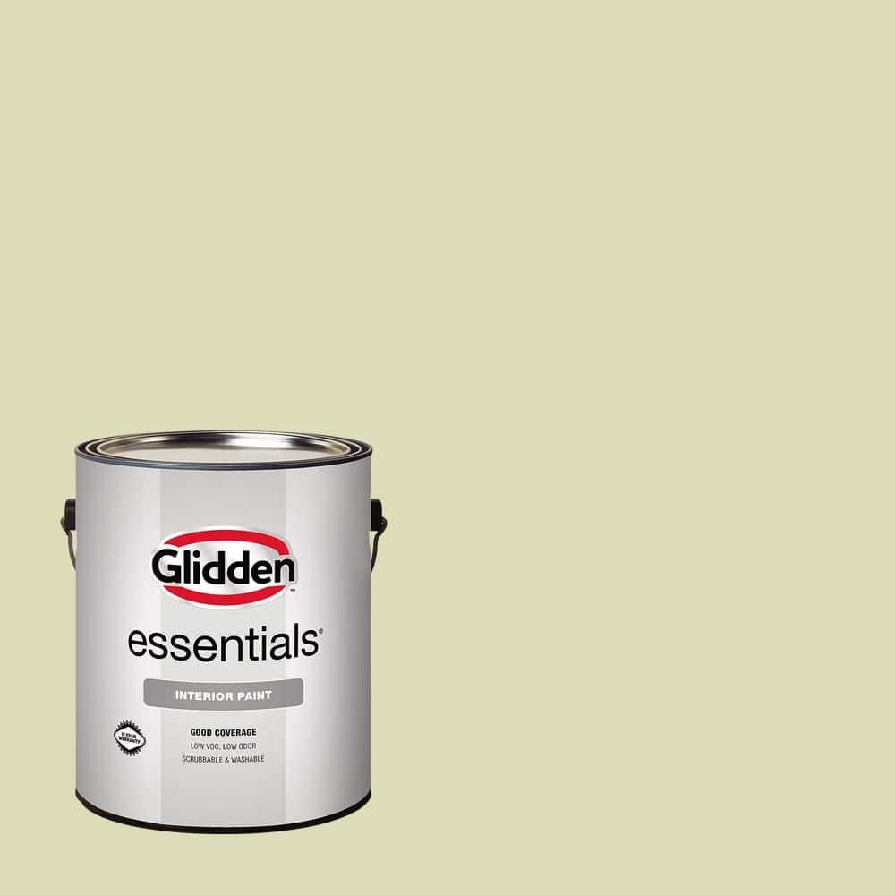 Glidden Essentials 1 gal. PPG1119-3 Beach Grass Flat Interior Paint