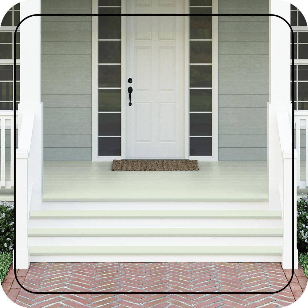 BEHR PREMIUM #M390-1 Textured Low-Lustre Enamel Interior/Exterior Porch and Patio Anti-Slip Floor Paint (2)