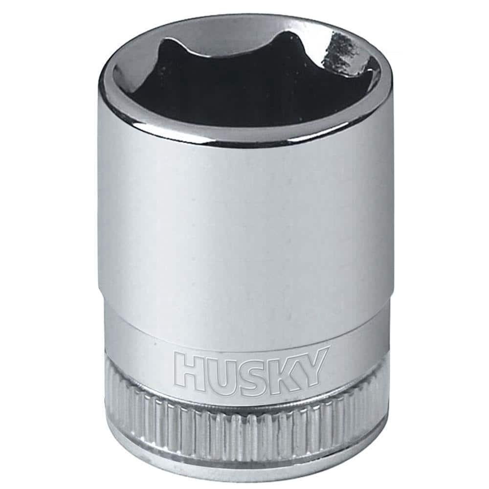Husky 1/4 in. Drive 13 mm 6-Point Metric Standard Socket