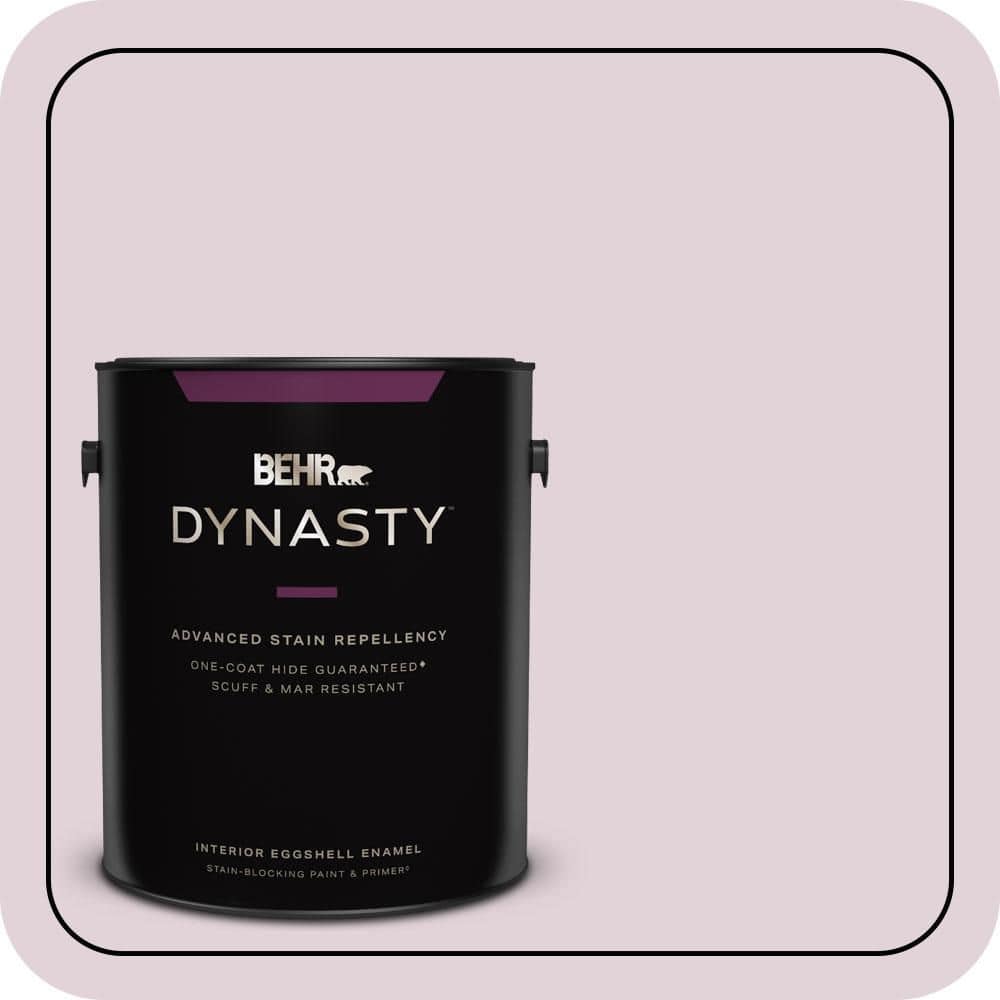 BEHR DYNASTY 1 gal. #690E-2 Heather Rose Eggshell Enamel Interior Stain-Blocking Paint & Primer