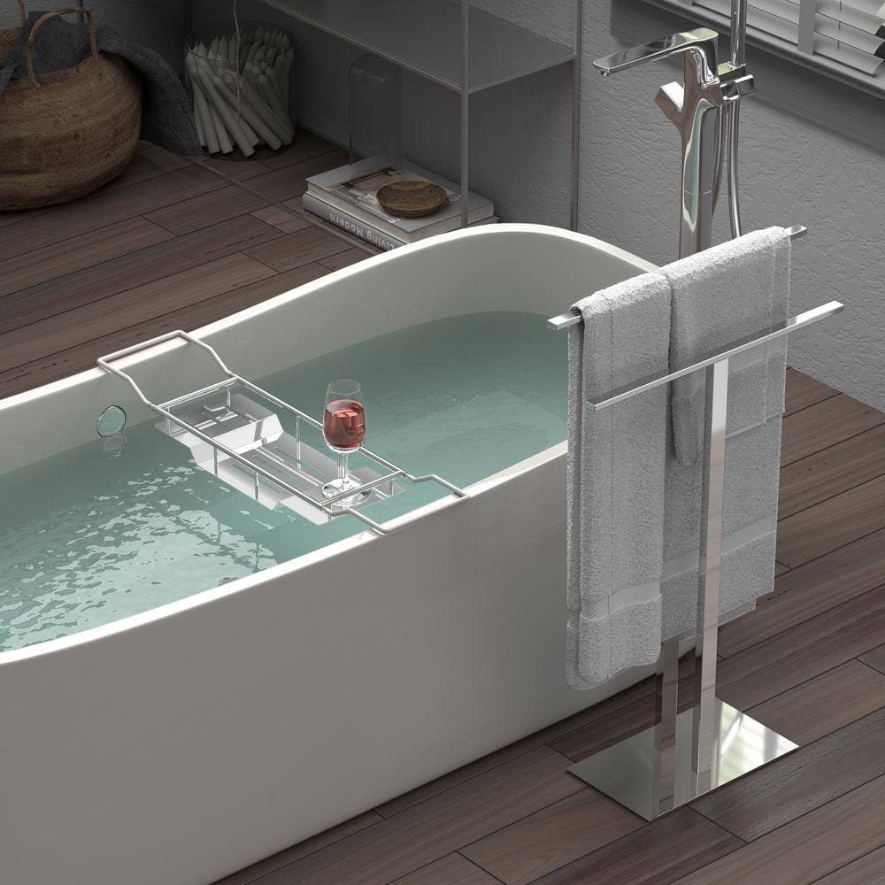 Gatco Modern Bathtub Caddy in Chrome (2)