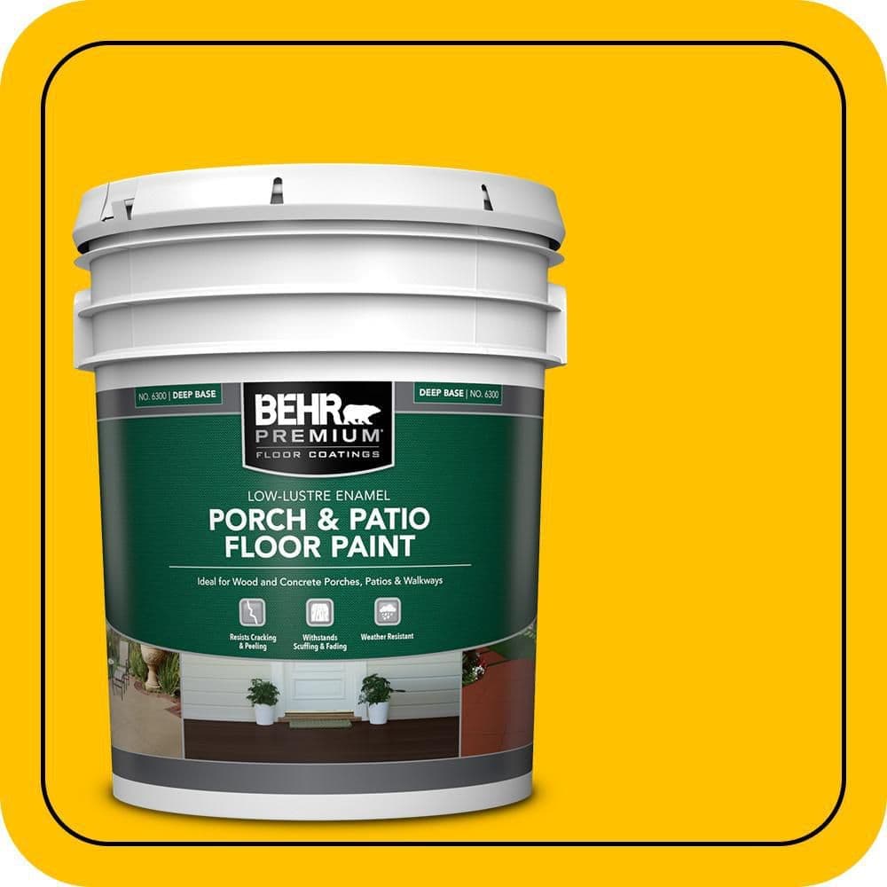BEHR PREMIUM #360B-7 Low-Lustre Enamel Interior/Exterior Porch and Patio Floor Paint (1)