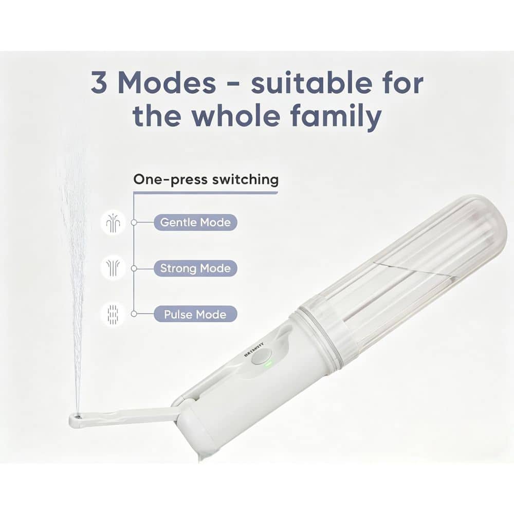 Numhew Portable Handheld Bidet Attachment, Multi-Bottle Compatible, 3 Water Pressure Modes, 180° Adjustable Nozzle, Waterproof (2)