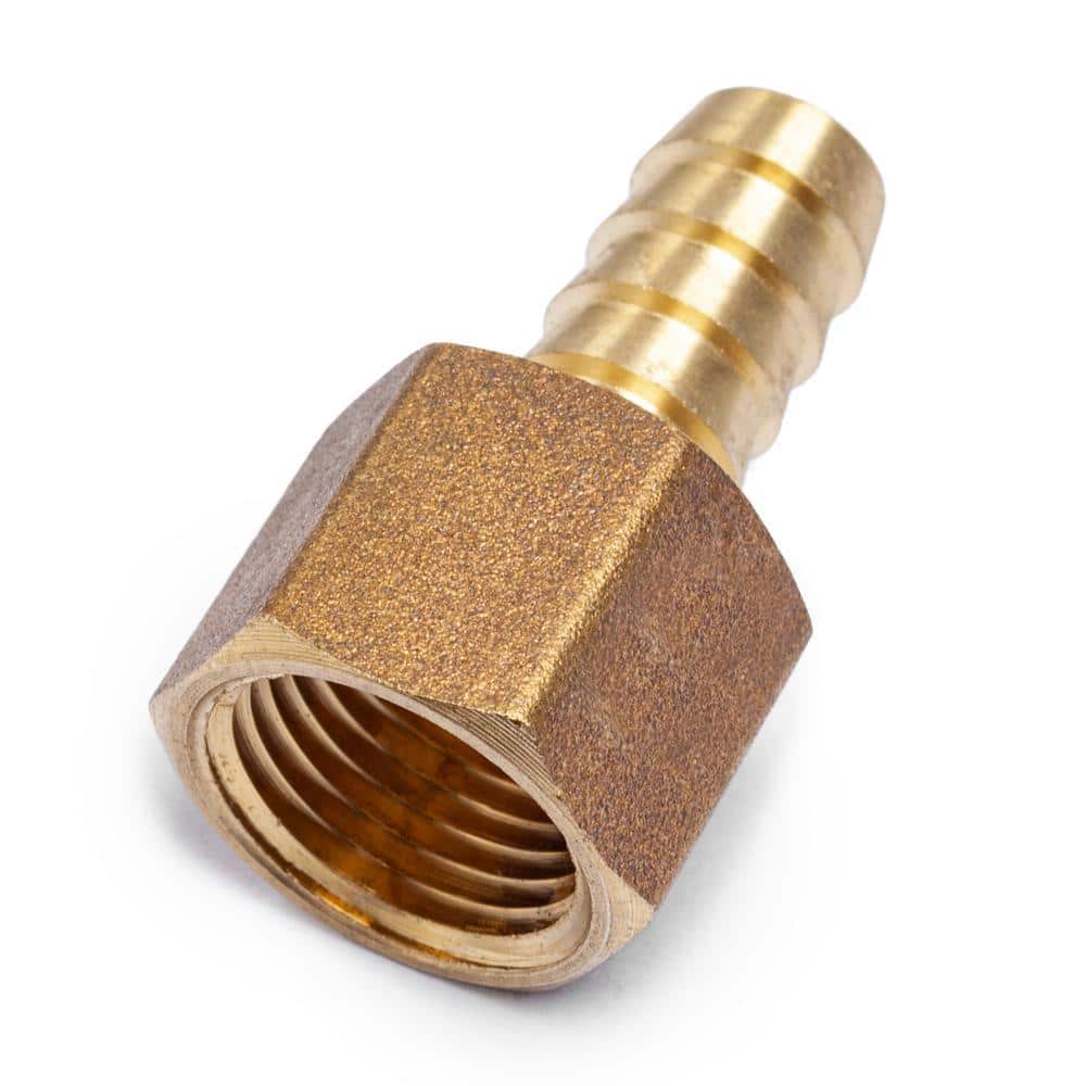 LTWFITTING 3/8 in. I.D. Hose Barb x 3/8 in. FIP Lead Free Brass Adapter Fitting (25-Pack) (2)