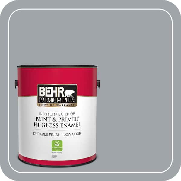 BEHR PREMIUM PLUS #ECC-33-1 Iron Wood Enamel Low Odor & Primer (4)